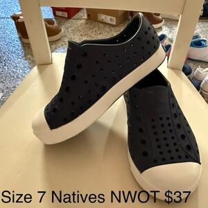 Native Jefferson Navy Slip-On Shoes
